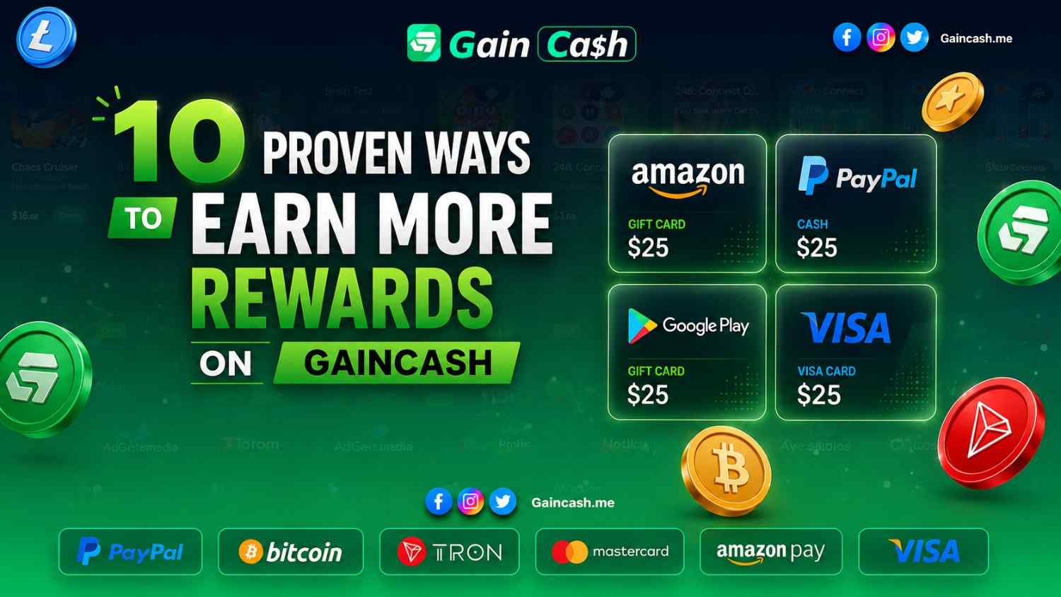 10 Proven Ways to Earn More Rewards on GainCash