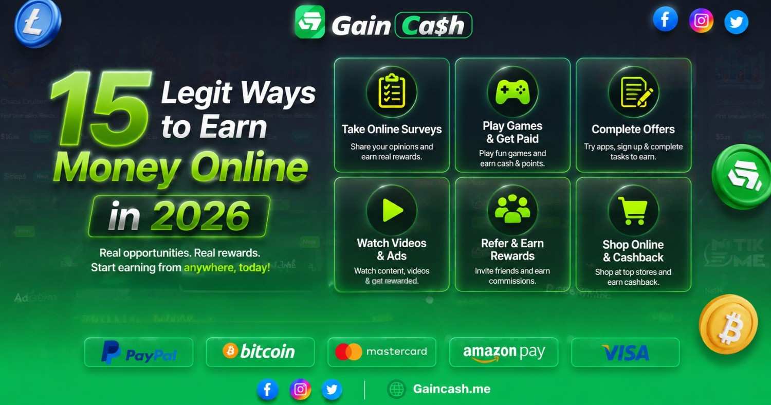 15 Legit Ways to Earn Money Online in 2026